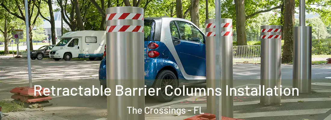 Retractable Barrier Columns Installation The Crossings - FL